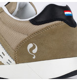 Q1905 Heren Sneaker Rijsbergen - Zand/Wit