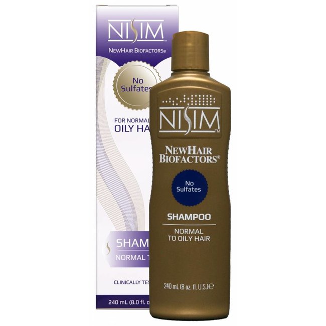 Nisim Shampoo geschikt voor normaal tot vet voor dunner wordend haar | Sulfaat- en parabeenvrij
