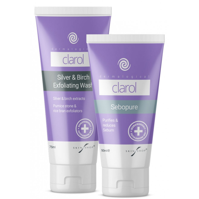 Clarol  Sebopure + Exfoliating Wash Duo Care Pack