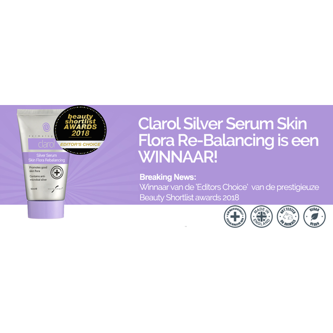 Clarol Silver Serum rebalancing huid serum met MicroSilver - 50ml