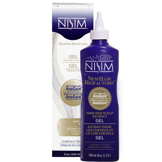 Nisim Stimulating Extract Gel om haarverlies te herstellen, versterkt met AnaGain