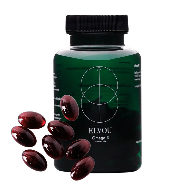 Elvou  Omega 3 Calanusolie ondersteunt het hart, hersenen en de ogen