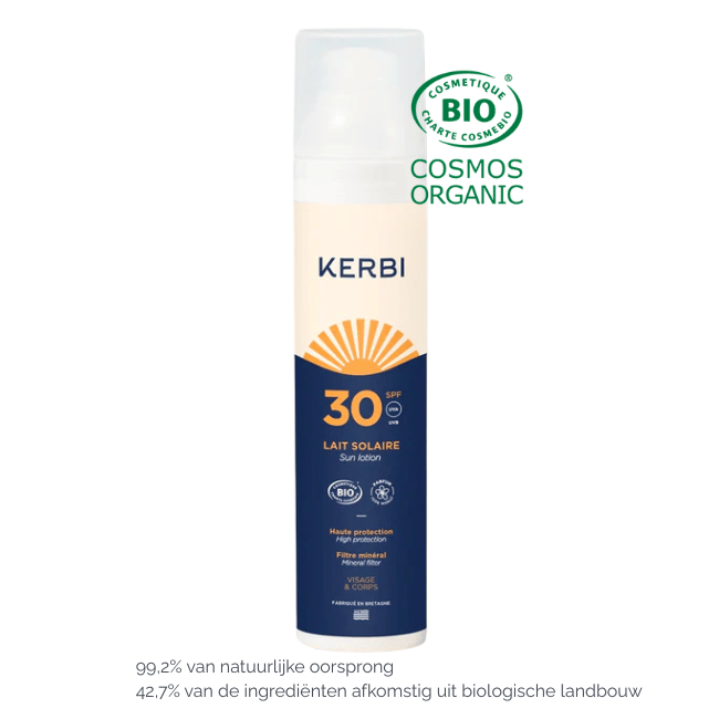 Kerbi Biologische Zonnebrandcrème voor volwassenen SPF30