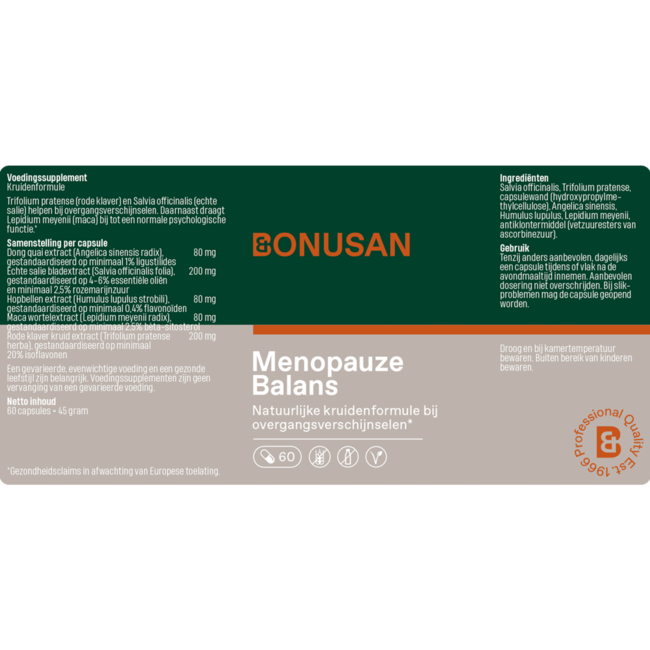 Bonusan Menopauze Balans