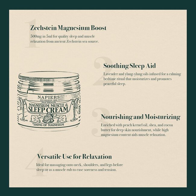 Napiers Herbalists Magnesium Muscle & Sleep Cream 100 ml