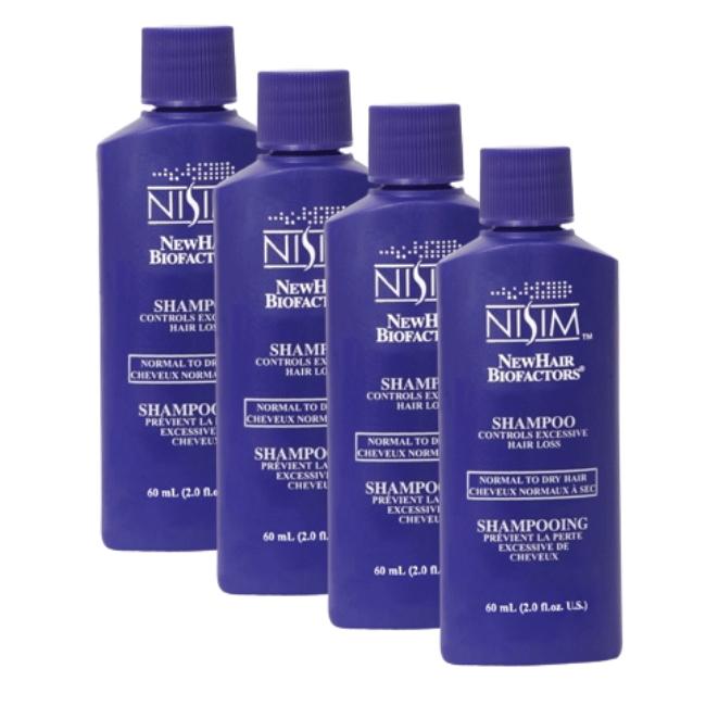 Nisim Shampoo Travelkit voor normaal tot droge hoofdhuid 4 x 60ml - Copy