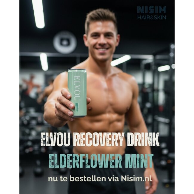 Elvou  Recovery drink met BCAA en Q10 (inhoud per blikje 330ml)