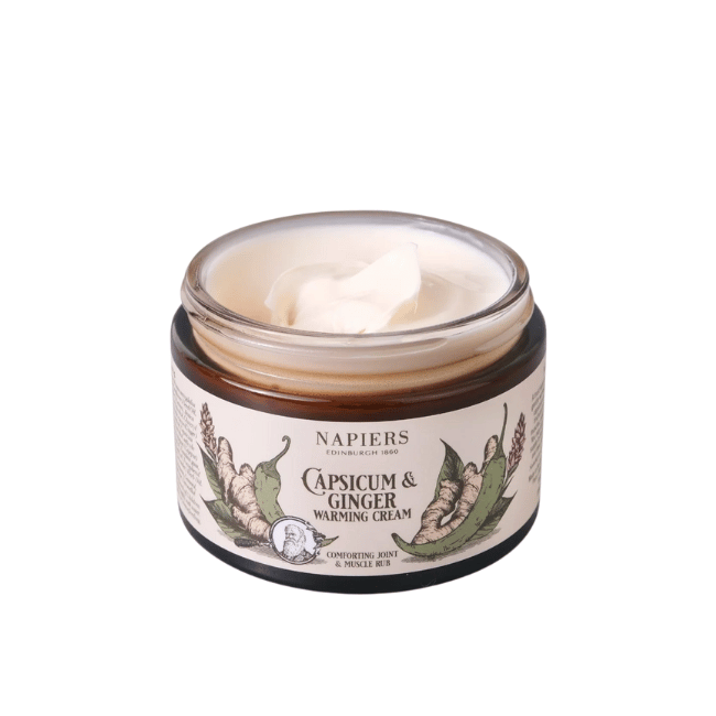Napiers  Capsicum & Ginger Warming Cream - Warmtecrème op basis van natuurlijke ingrediënten  100ml
