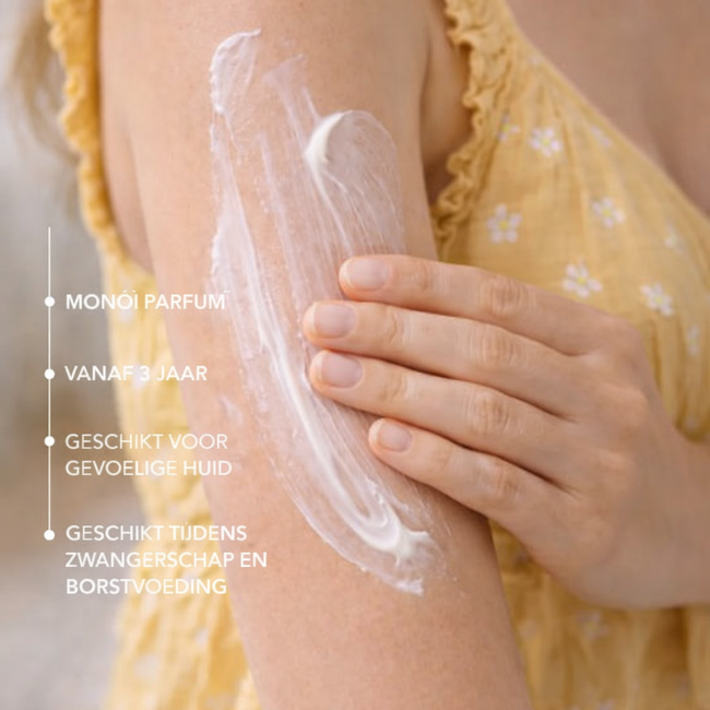 Kerbi Minerale Zonnebrand SPF50 met natuurlijke monoï geur | Natuurlijk & Bio