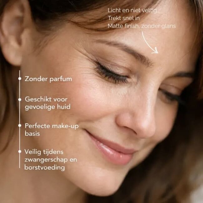 Kerbi Hydraterende Dagcrème SPF30 – Minerale Gezichtscrème Zonder Parfum - 40g