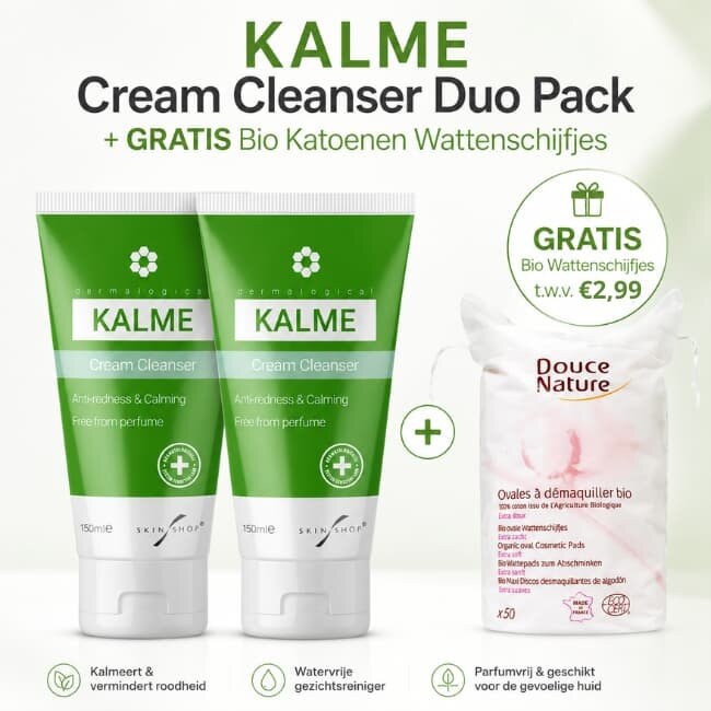 Kalme Cream Cleanser - crème voor watervrije gezichtsreiniger - 150ml