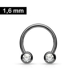 1,6 x 12 mm Nippelpiercing Ring