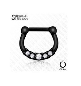 Septum Clicker schwarz