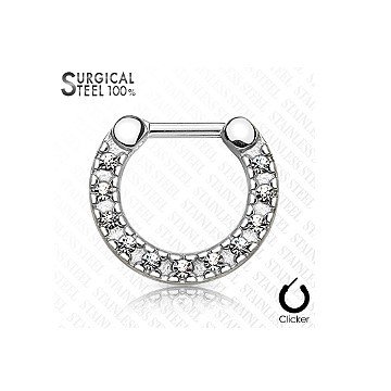 Septumclicker mit kristall Steinchen