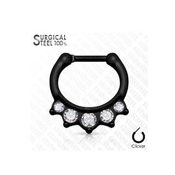 Schwarzer Septum Clicker