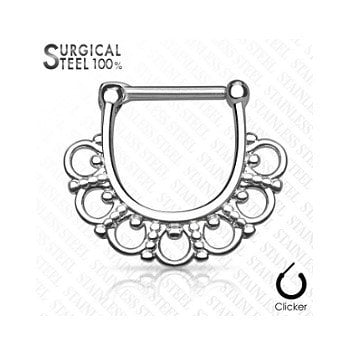 Hochwertiger Septumclicker aus Chirurgenstahl