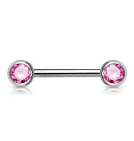 Nippelpiercing mit 2 Kugeln Nippelpiercing mit 2 Kugeln