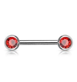 1,6 x 12 mm Brustpiercing Stab