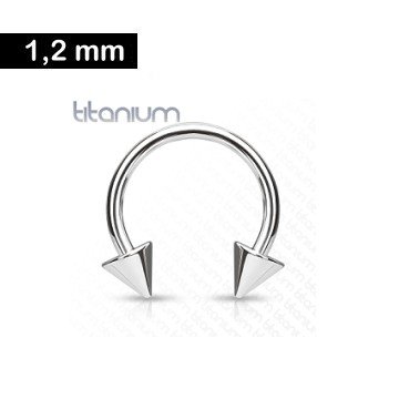 Cicular Barbell 1,2 mm - Titanium