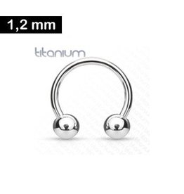 Hufeisenring Titan 1,2mm