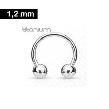Hufeisenring Titan 1,2mm