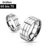 Edelstahl Ring für Männer
