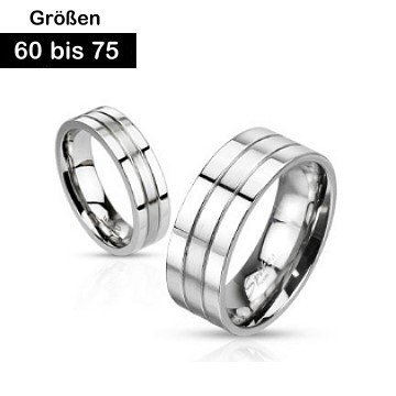 🦚 Edelstahl Ring für 60-72 mm