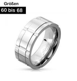 Edelstahl Ring für Herren