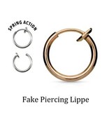 Lippenpiercing Fake rosegold