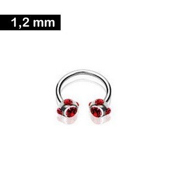 1,2 mm Hufeisen Piercing