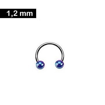 Helixpiercing 1,2 mm Blau