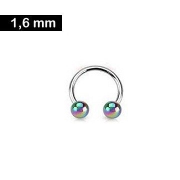 1,6 mm Hufeisenring - Brustpiercing