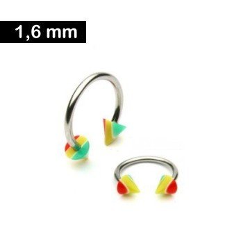 Piercingring 1,6mm Kegel