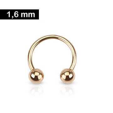 Hufeisenring 1,6 mm rose