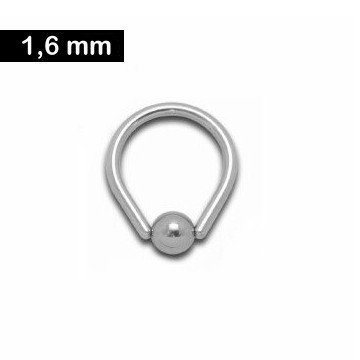 Piercingring 1,6 mm
