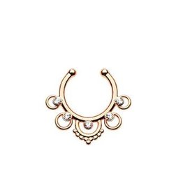 Fake Piercing Septum rosegold