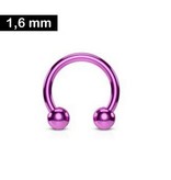 1,6 mm Hufeisenring - violett