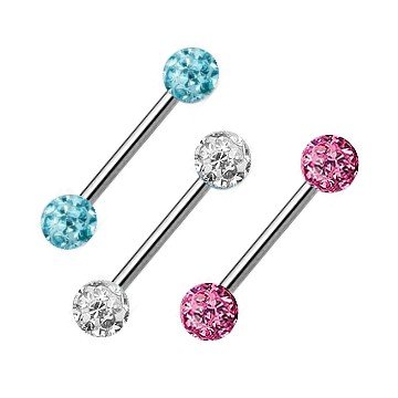 Epoxy Zungenpiercing  3 Farben wählbar