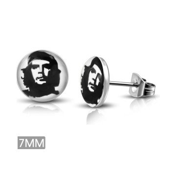 Edelstahl Ohrstecker Che Guevara