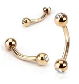 Augenbrauenpiercing rosegold Augenbrauenpiercing rosegold