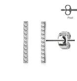 Damen Ohrstecker Kristall
