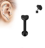 Ohrpiercing Herz für Tragus oder Helix