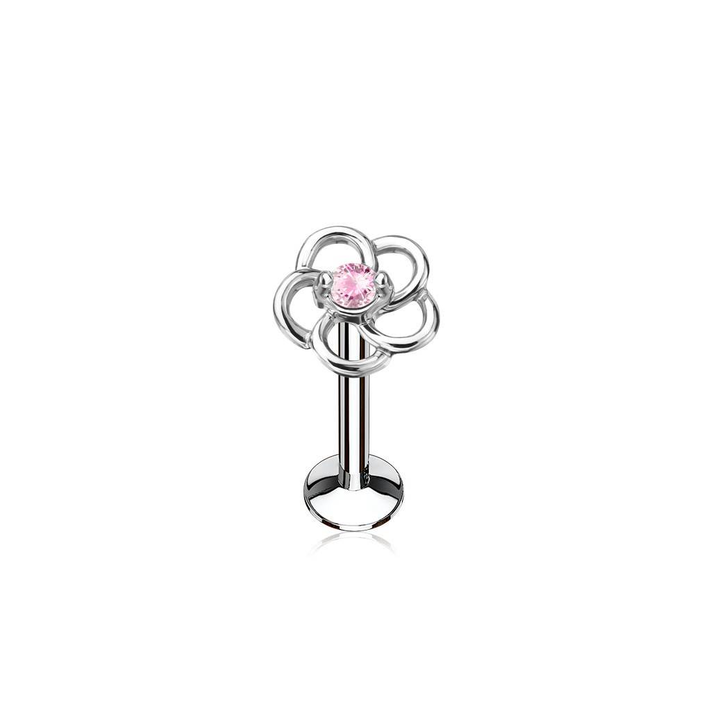 Tragus  Piercing Blume Pink