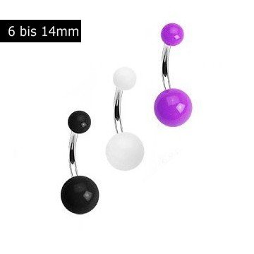 Kunststoff Bauchnabelpiercing