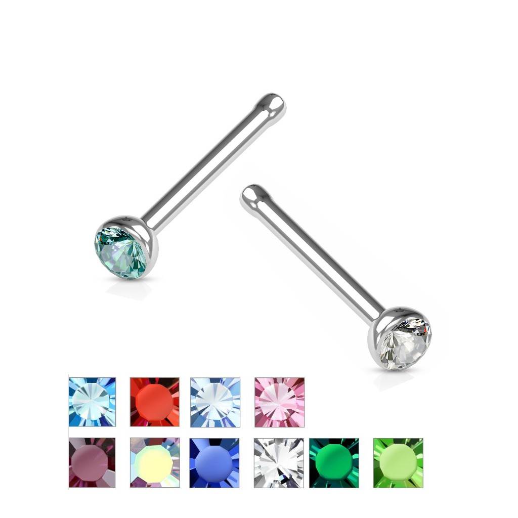 Nasenstecker mit Stein