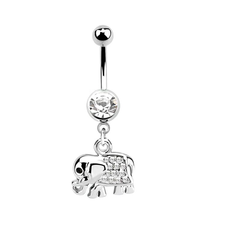 Bauchnabelpiercing Elefant