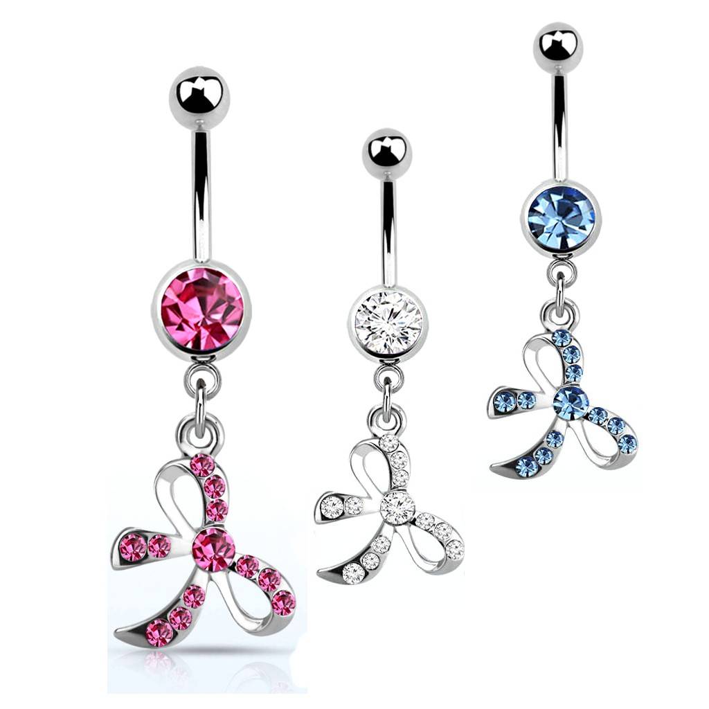 Bauchnabelpiercing Schleife