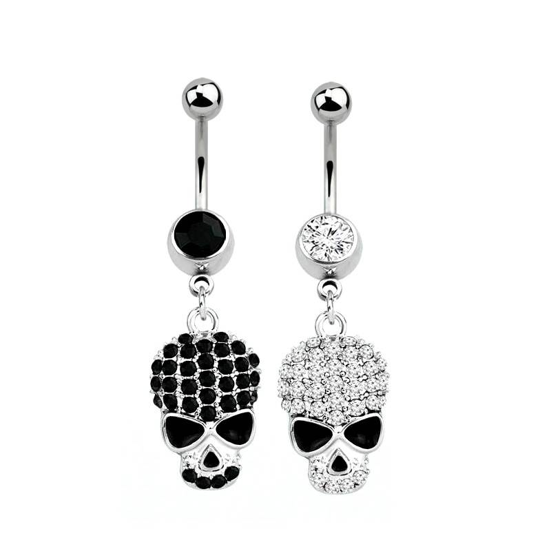 Skull Bauchnabelpiercing Totenkopf