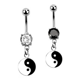 Yin Yang Bauchnabelpiercing