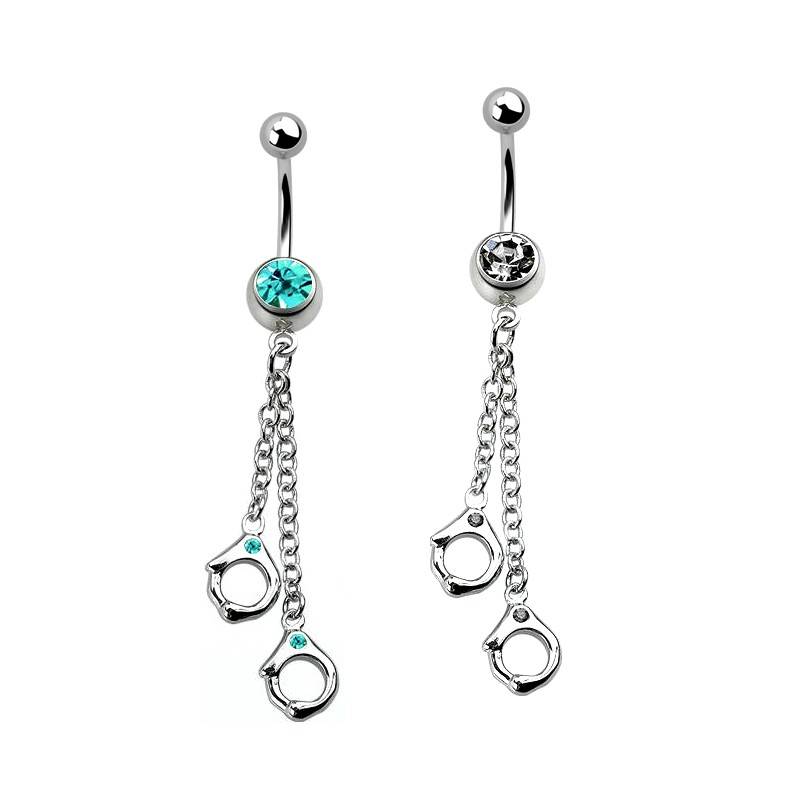 Handschellen Bauchnabelpiercing
